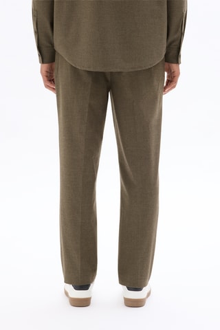 Pantaloni straight - Marrone