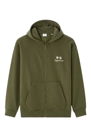 Sweat à capuche - Kaki
