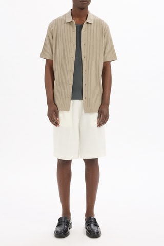 Camicia regular - Beige