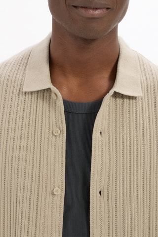 Camicia regular - Beige