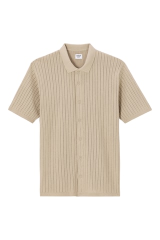 Camicia regular - Beige