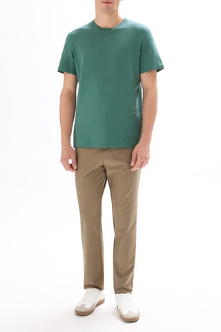 Pantaloni slim - Beige chiaro