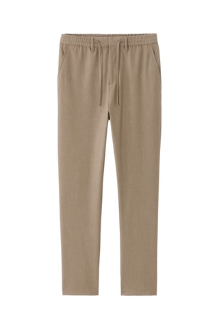 Pantaloni slim - Beige chiaro