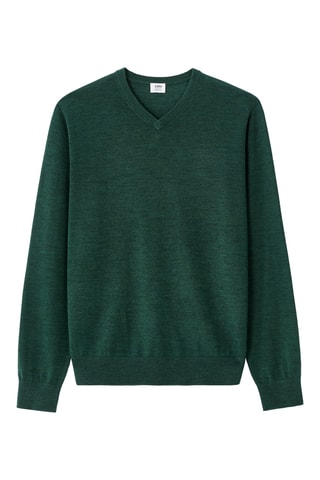 Maglia in lana - Verde scuro