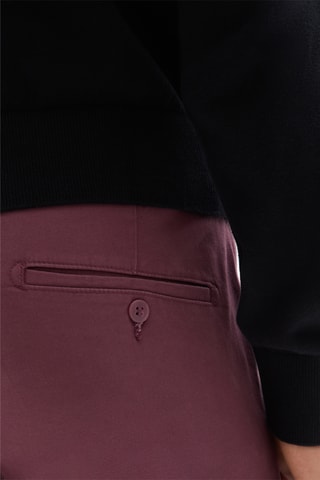 Pantaloni chino slim - Bordeaux