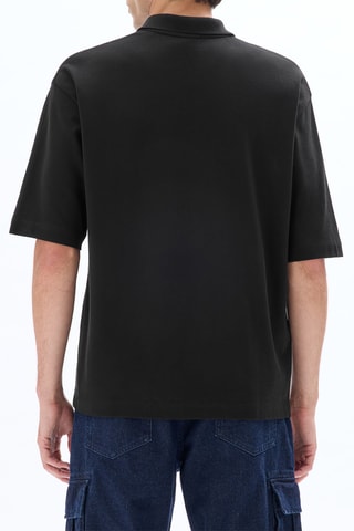 Polo oversize - Nero