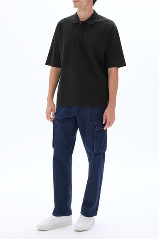 Polo oversize - Nero
