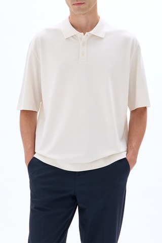 Polo oversize - Ecrù