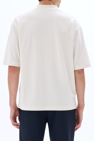 Polo oversize - Ecrù