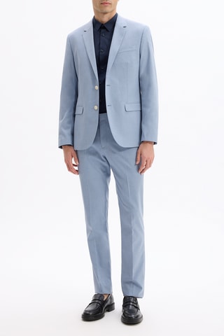 Pantaloni slim da completo - Blu