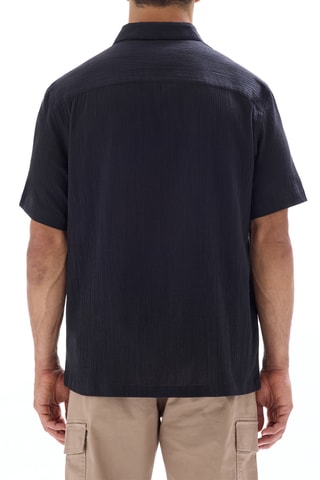 Camicia regular - Nero