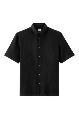 Camicia regular - Nero