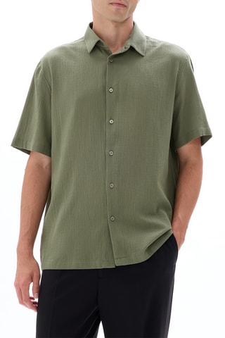 Camicia regular - Kaki