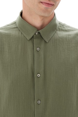 Camicia regular - Kaki