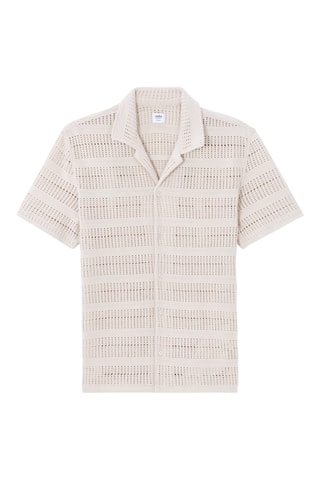 Camicia regular - Beige