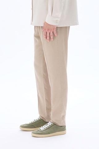 Pantalon straight - Beige clair