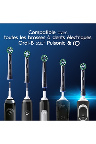 3 testine Oral-B Pro Cross Action - Nero