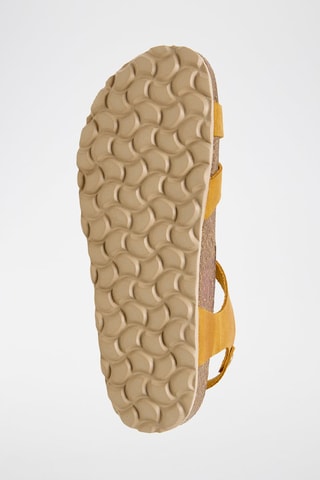 Sandales en cuir - Jaune