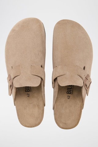 Sabot in pelle scamosciata Zueco - Beige