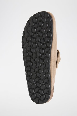 Sabot in pelle scamosciata Zueco - Beige