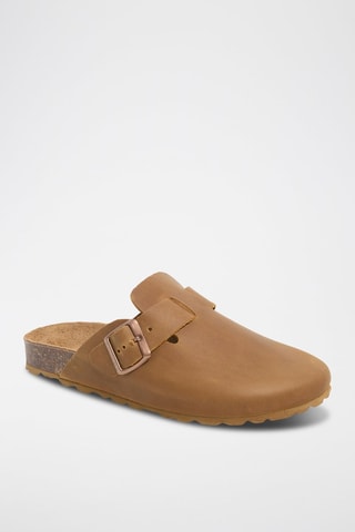 Sabots en cuir - Marron
