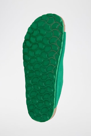 Leren Muiltjes - Groen