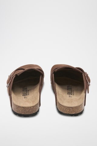 Sabots en cuir - Marron