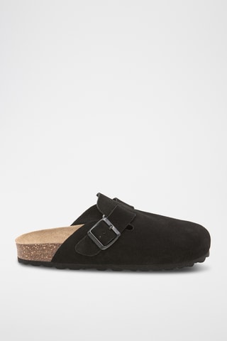 Sabots en cuir - Noir