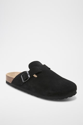 Sabots en cuir - Noir