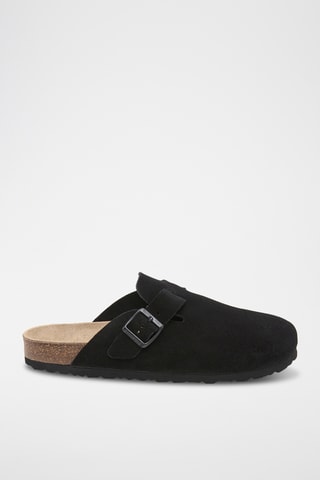 Sabots en cuir - Noir