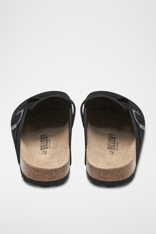 Sabots en cuir - Noir