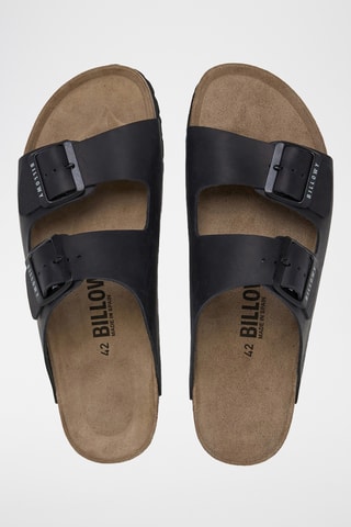Mules en cuir - Noir