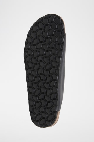 Mules en cuir - Noir