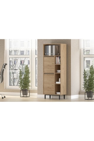 Meuble de rangement 2 portes - 60 x 161,6 x 35,5 cm