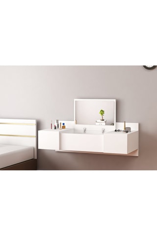 Coiffeuse murale - Blanc