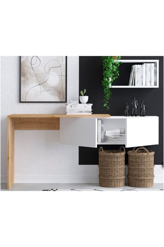 Bureau 2 portes Tiff - 74 x 145 x 45 cm