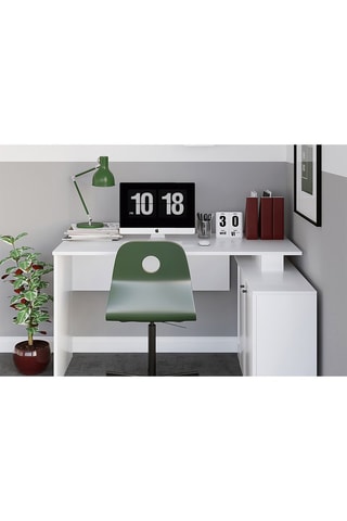 Bureau 2 portes Basak Calisma Masari - 130 x 74 x 105 cm