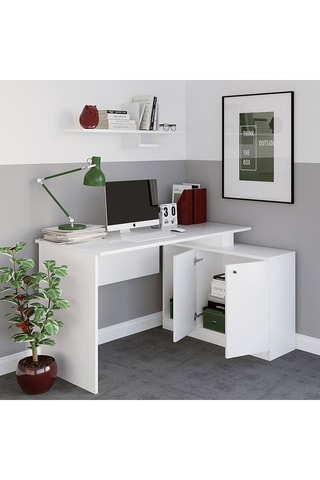 Bureau 2 portes Basak Calisma Masari - 130 x 74 x 105 cm