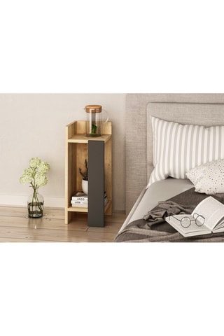 Table de chevet gauche - 25 x 60 x 27 cm