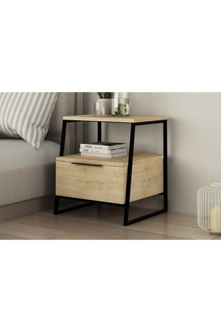 Table de chevet 1 tiroir - 45 x 50 x 40 cm