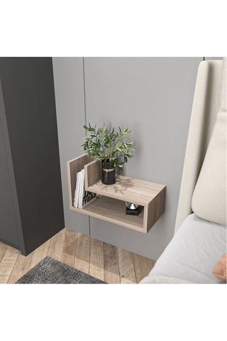 Table de chevet murale Lara - 44,8 x 33,8 x 34,4 cm