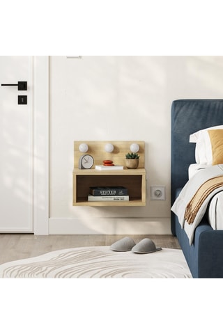 Table de chevet murale Treo - 33,8 x 40 x 30 cm