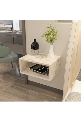 Table de chevet murale Dora - 45 x 30 x 21,3 cm