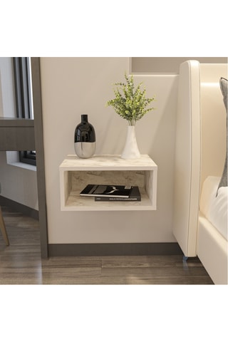 Table de chevet murale Dora - 45 x 30 x 21,3 cm