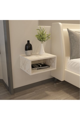 Table de chevet murale Dora - 45 x 30 x 21,3 cm