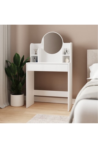 Coiffeuse 1 tiroir Idis - 135 x 74,8 x 34,8 cm