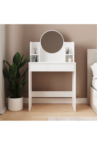 Coiffeuse 1 tiroir Idis - 135 x 74,8 x 34,8 cm