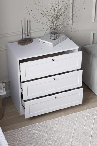 Commode 3 tiroirs Terra - 77 x 75 x 42 cm