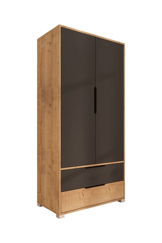 Armoire 2 portes Flora - 90 x 183 x 45 cm