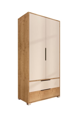 Armoire 2 portes Flora - 90 x 183 x 45 cm